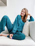 Jogger Pant-Teal and Black Brit Wit